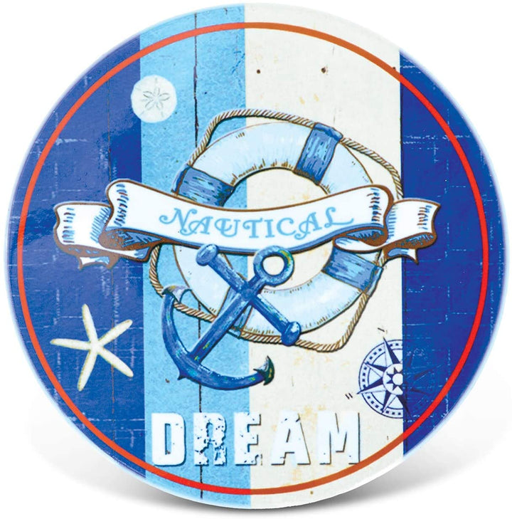 Nautical Dream Multicolor Ceramic Coaster