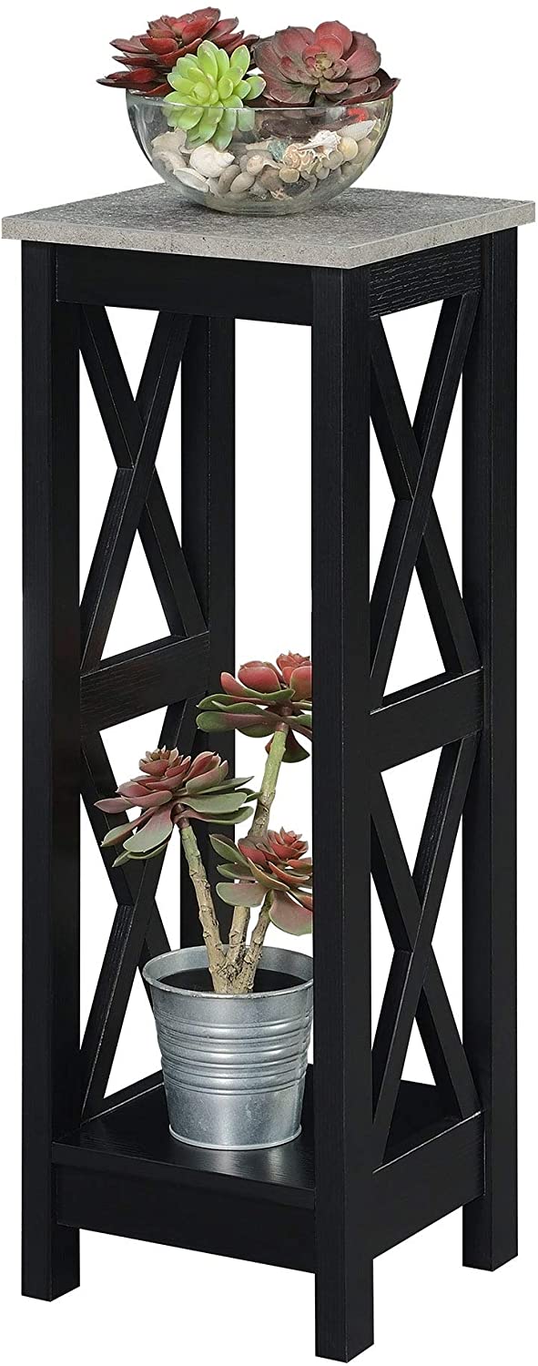 Tall Plant Stand Color Modern Contemporary Rectangular MDF - Diamond Home USA