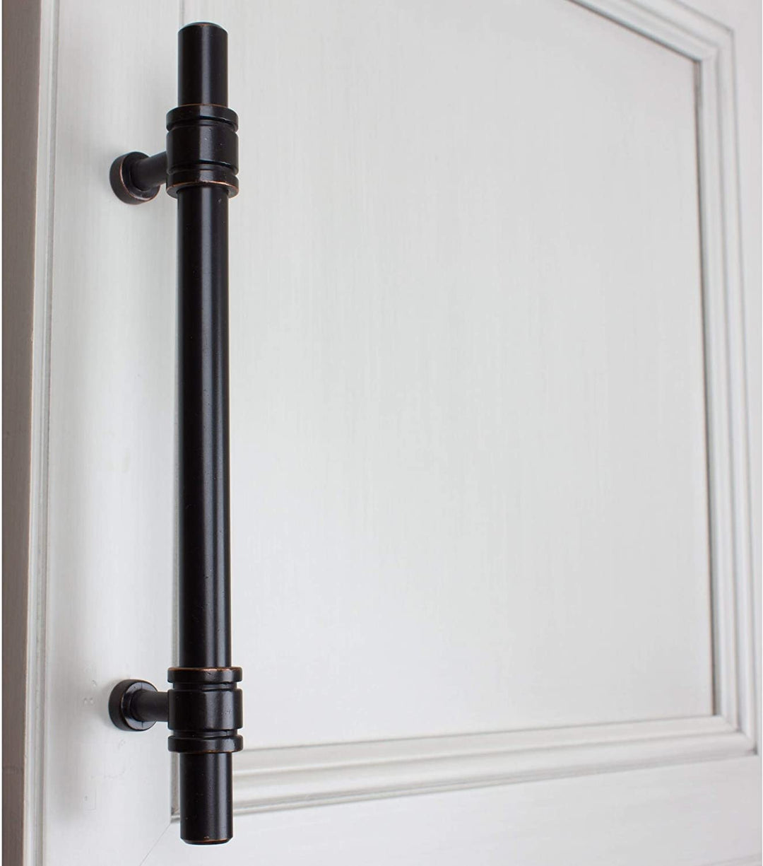 MISC 5 Pack Center Oil Rubbed Bronze Solid Barrel Bar Pulls Zinc Finish