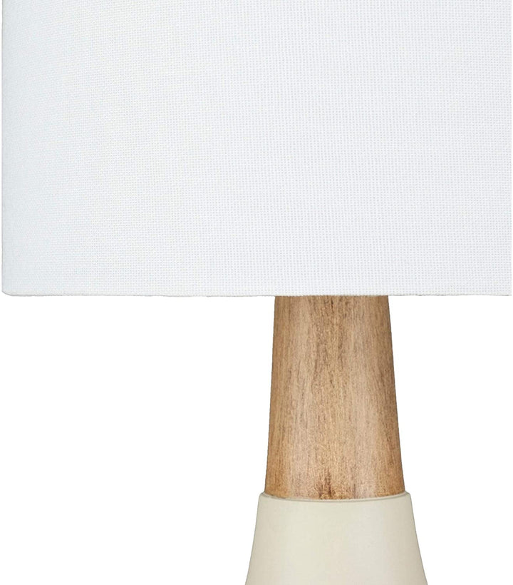 Ivory Modern Table Lamp Cream Contemporary Bulbs Included - Diamond Home USA