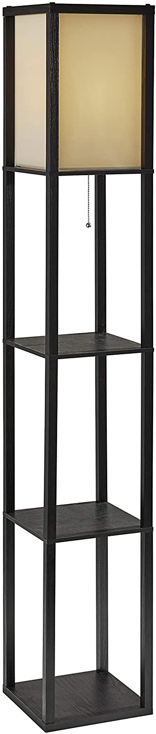 Wood Shelf Lamp Natural Modern Contemporary Scandinavian