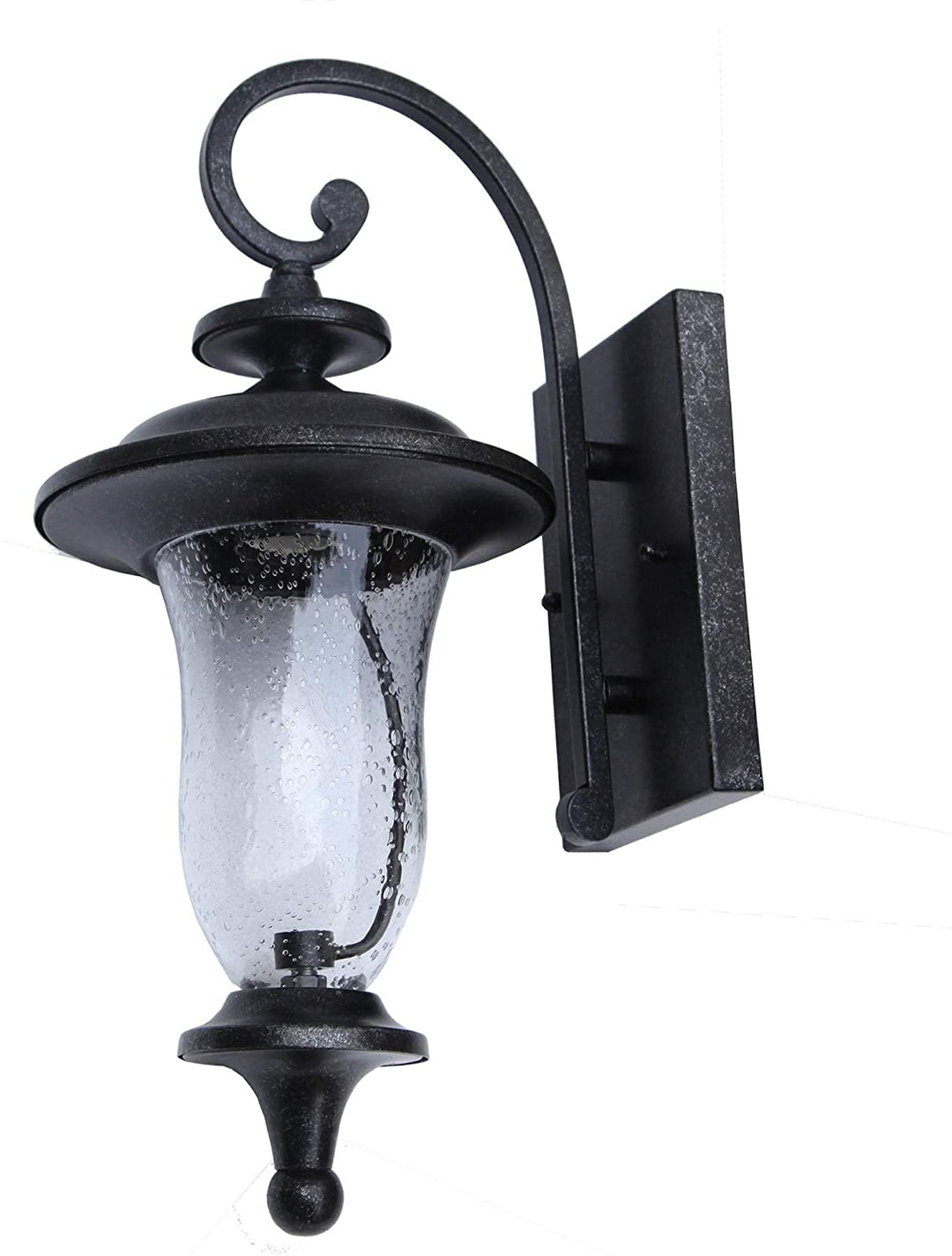 Exterior Lighting Stone Finish Silver Modern Contemporary