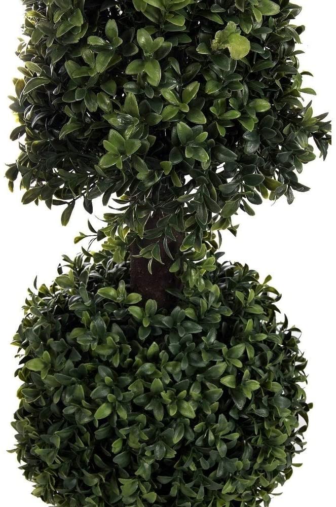 MISC 38" Boxwood Ball Cone Topiary Green Plastic