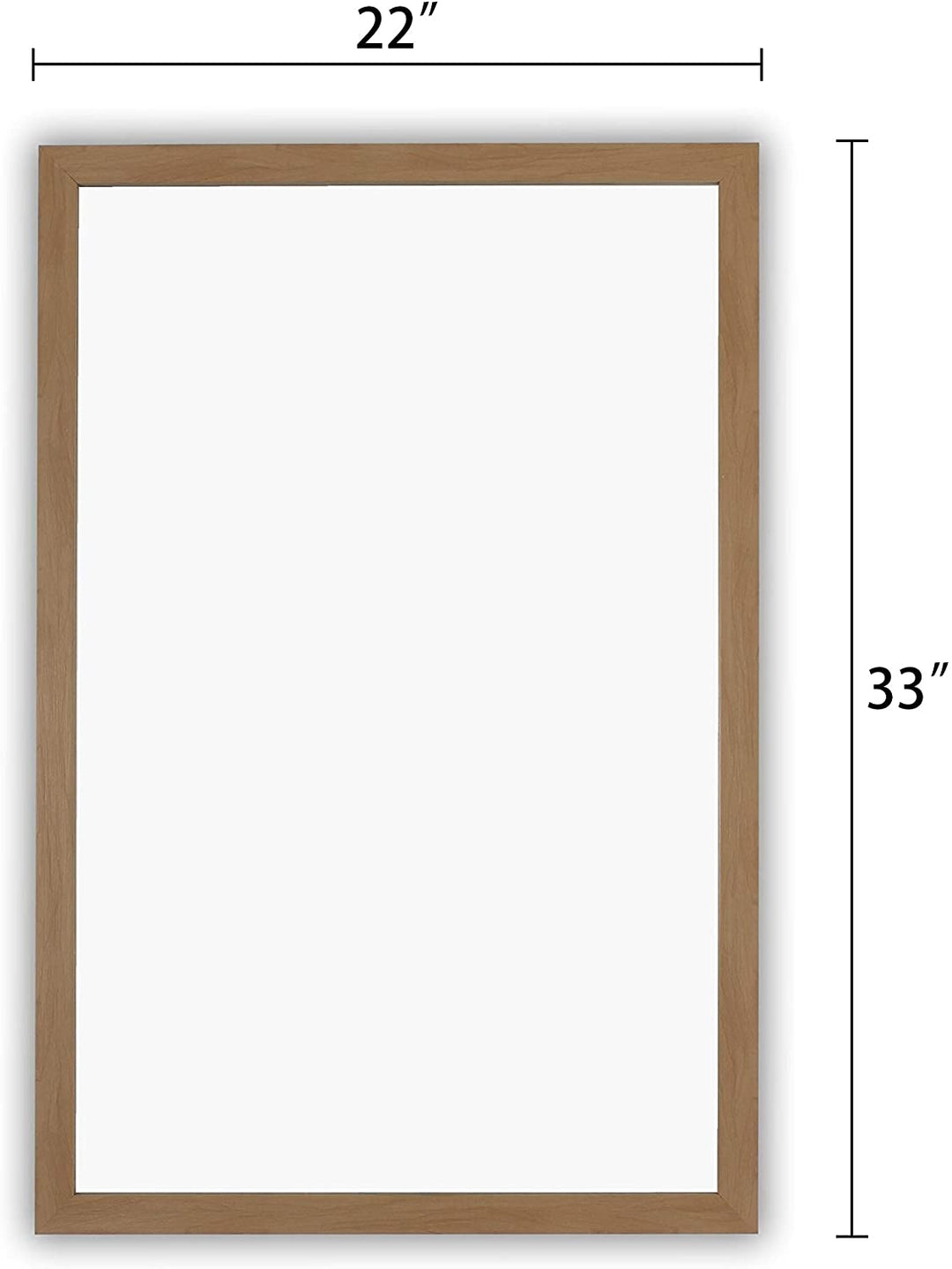 Wall Mounted Textured Brass Accent Mirror Mid Century Modern Includes Hardware - Diamond Home USA