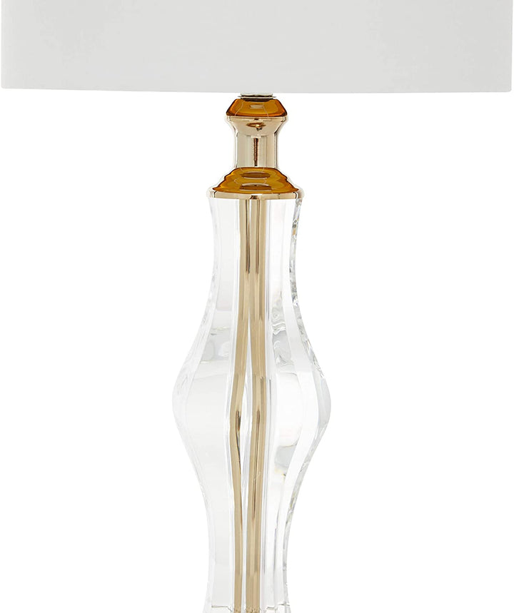 Vintage Clear Gold Buffet Lamp 10" X 26" 10 26 - Diamond Home USA