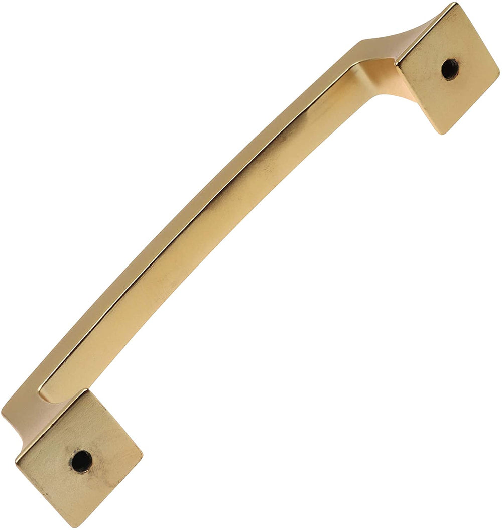 3 3/4 Center Gold Base Cabinet Pulls (25 Pack) Brass Industrial Zinc Finish - Diamond Home USA
