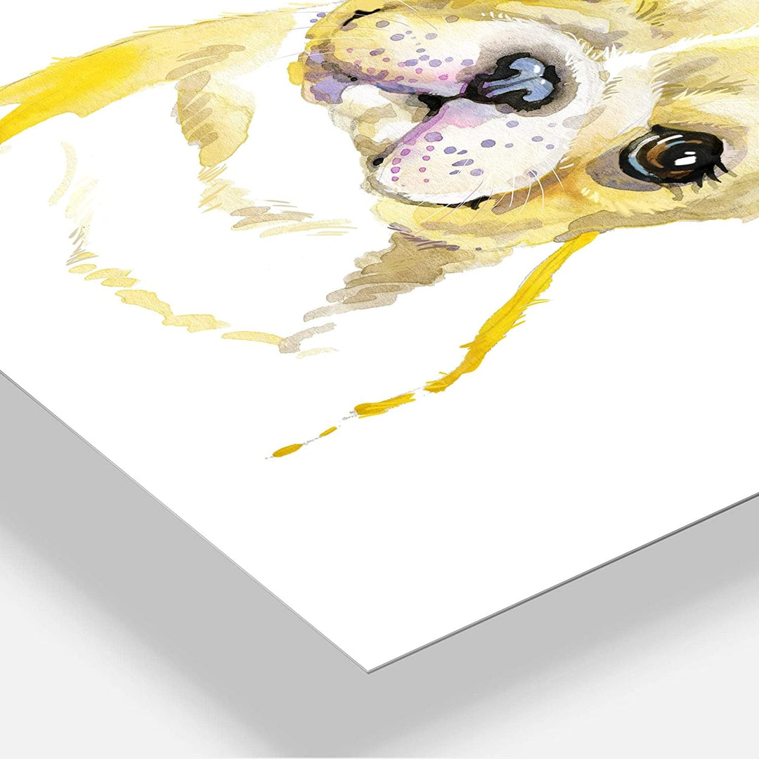 French Bulldog Black Crown' Contemporary Animal Glossy Metal Wall Art Modern - Diamond Home USA