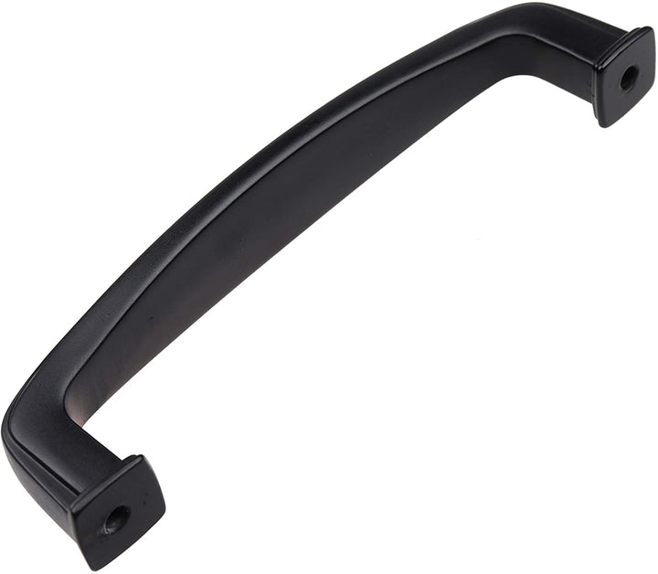 5 Pack 3 3/4 inch Center Classic Cabinet Pull Black Modern Contemporary Zinc Matte - Diamond Home USA