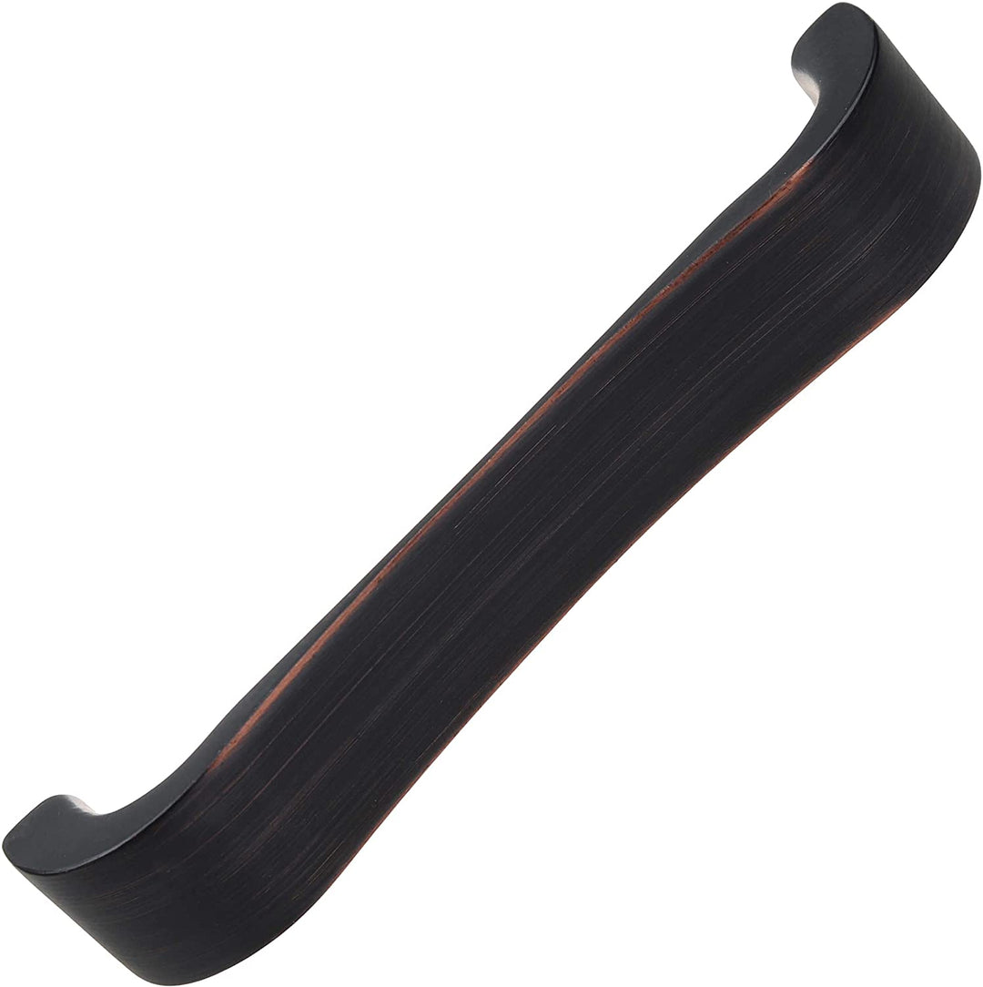 4 1/2 Cc Curved Cabinet Handles Rubbed Bronze (5 pk) Oil