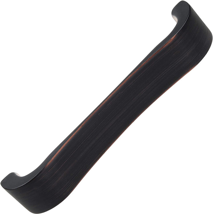 4 1/2 Cc Curved Cabinet Handles Rubbed Bronze (5 pk) Oil