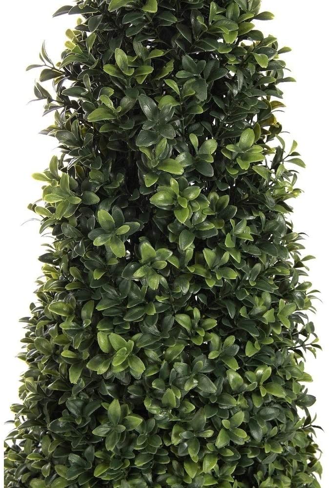 MISC 39" Artificial Deluxe Boxwood Cone Topiary Green Plastic