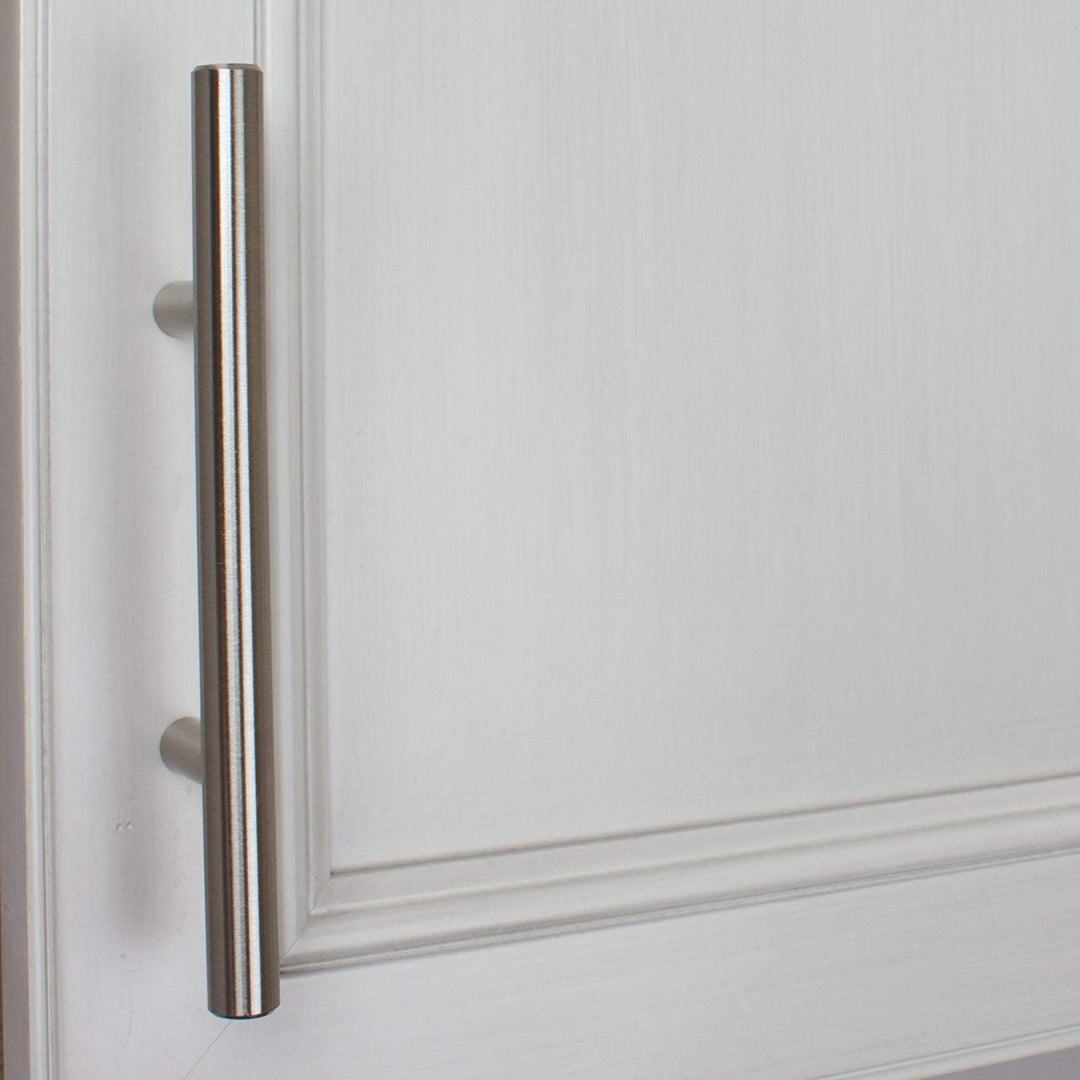 5 Pack 3 inch Center Solid Steel Cabinet Pull Brown Modern Contemporary Metal Stainless Finish - Diamond Home USA