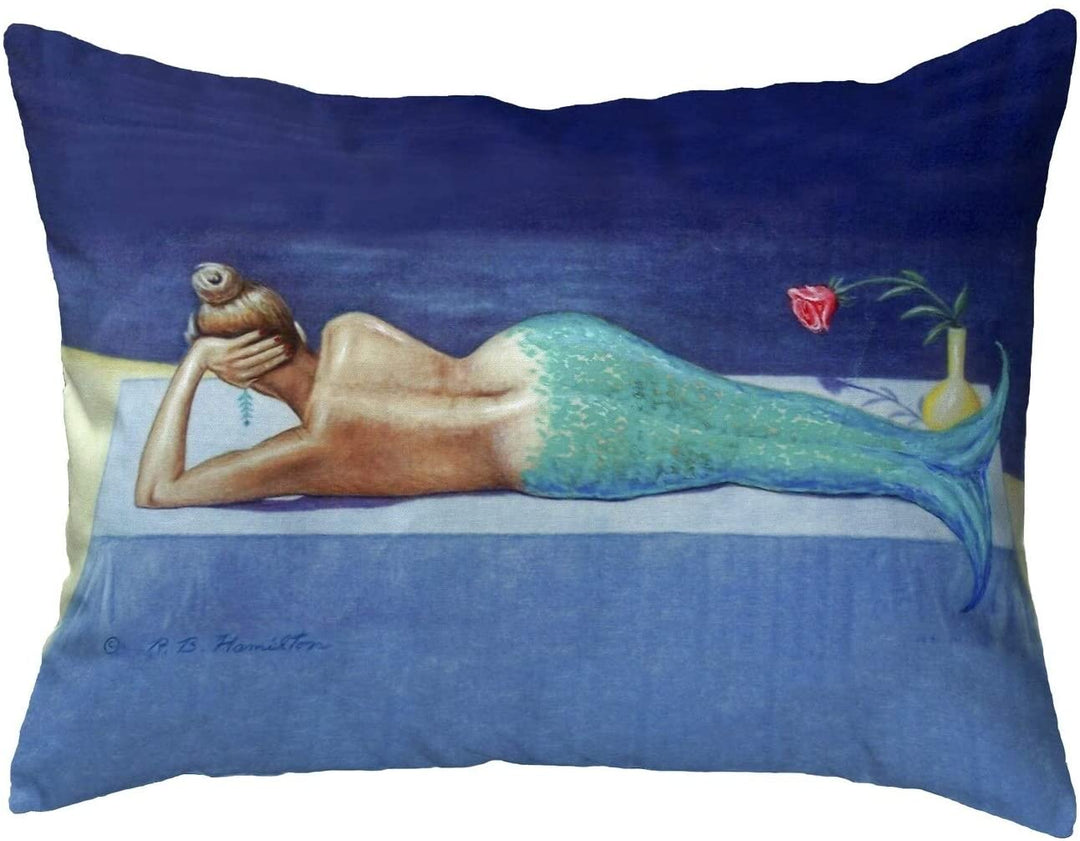 Mermaid Small No rd Pillow 11x14 lor Graphic Nautical