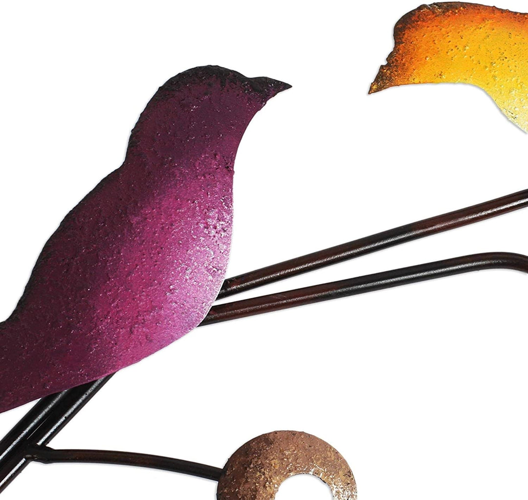 Handmade Singing Trio Steel Wall Sculpture (Mexico) Color Country - Diamond Home USA