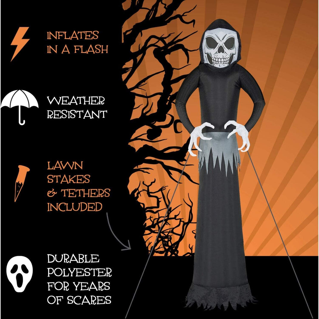 12 ft Inflatable Ghost Lights Color - Diamond Home USA