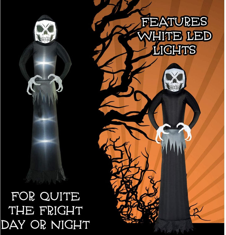 12 ft Inflatable Ghost Lights Color - Diamond Home USA
