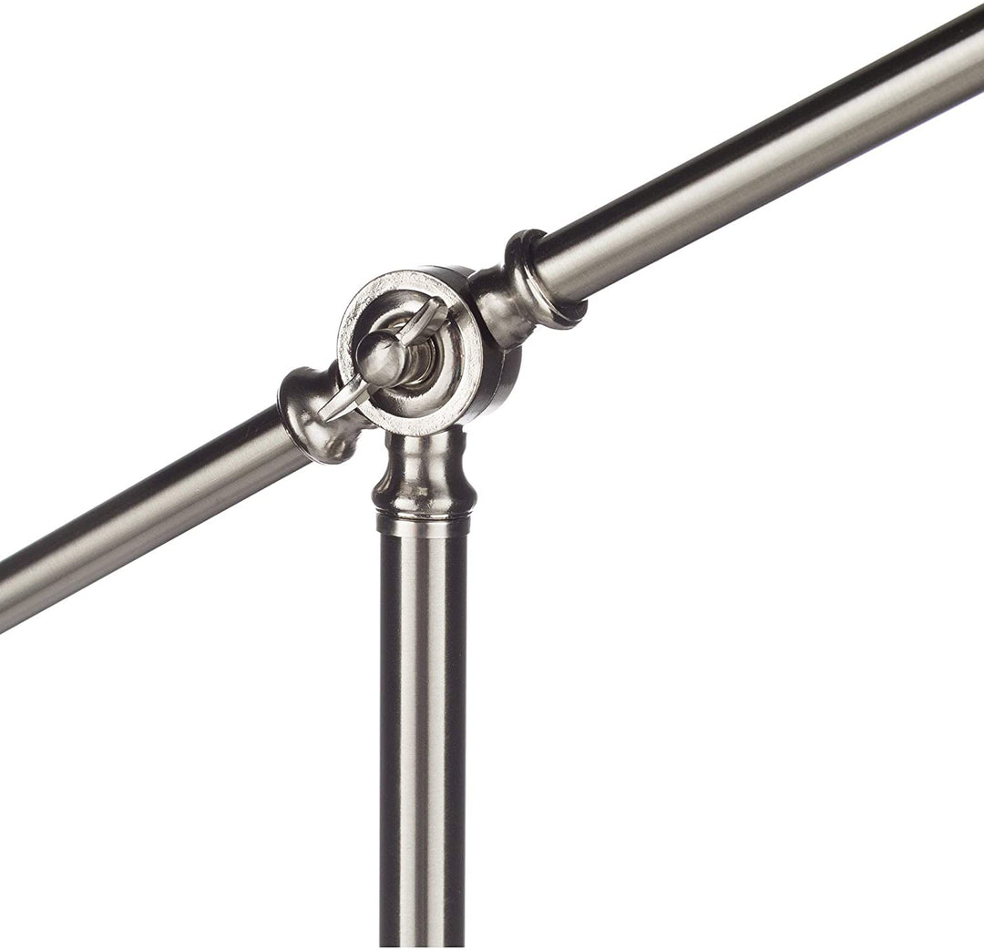 Contemporary Don Floor Lamp Silver Modern Nickel