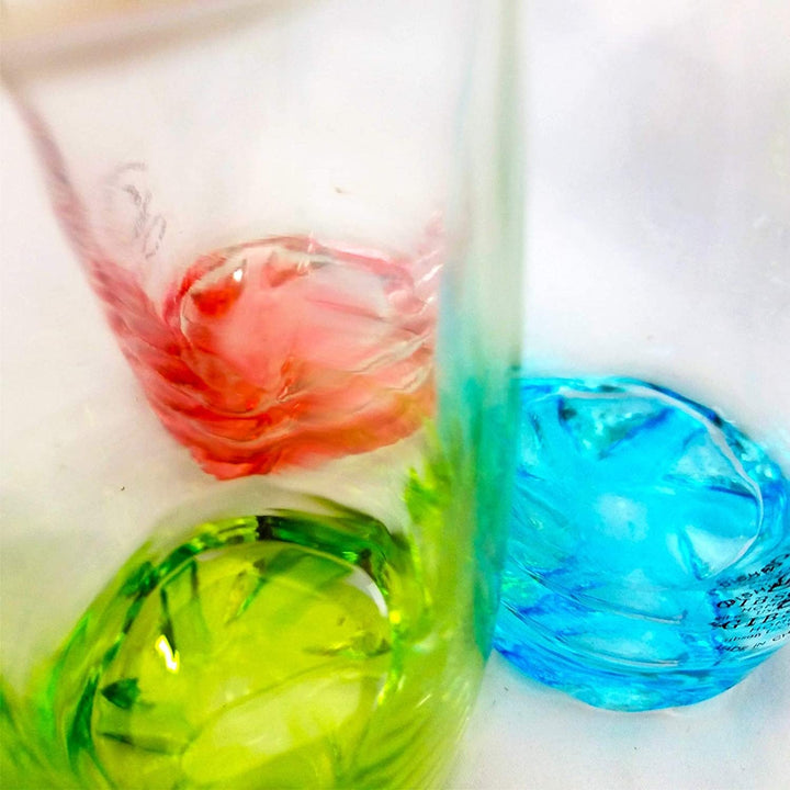 8pc Glass Tumbler Set Clear - Diamond Home USA