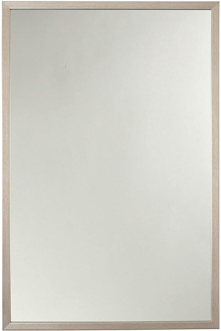 Silver Wall Mounted Accent Mirror Includes Hardware - Diamond Home USA