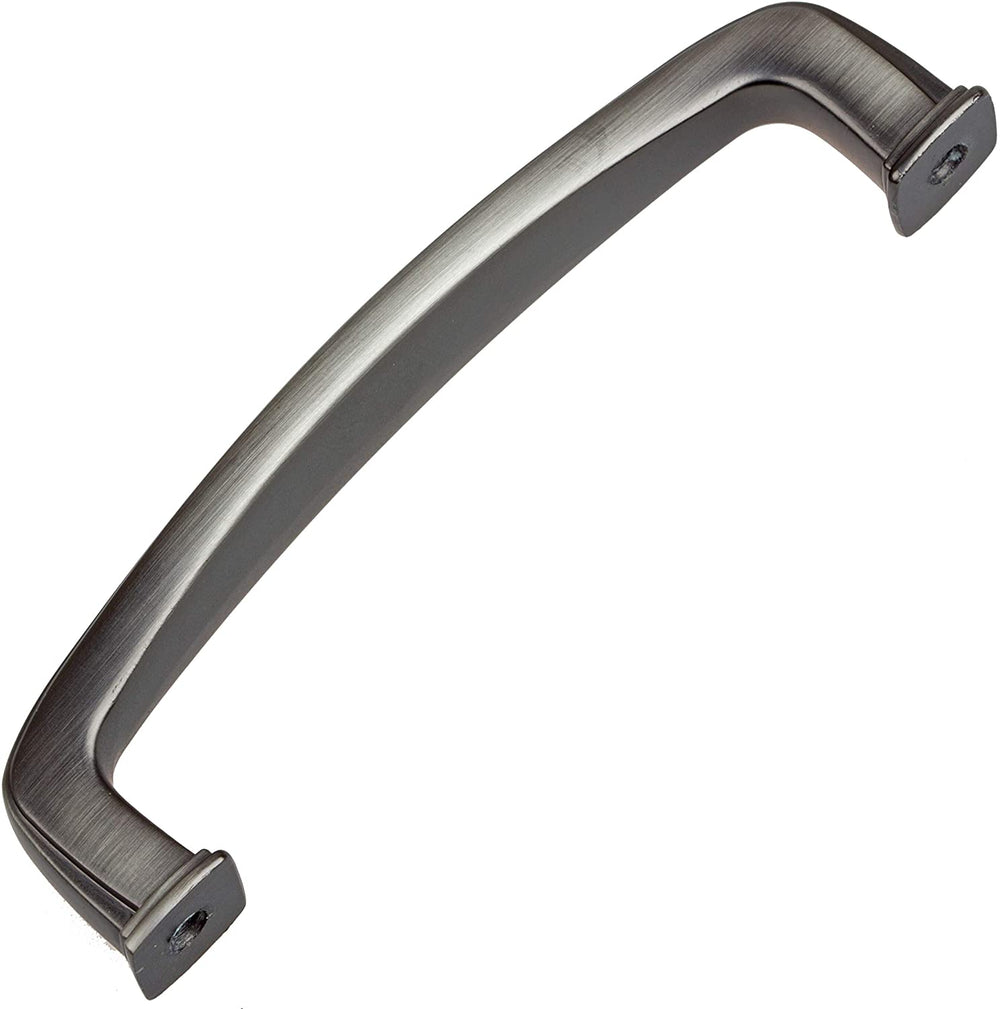 5 Pack 3 3/4 Center Satin Pewter Cabinet Pulls Industrial Zinc Finish - Diamond Home USA