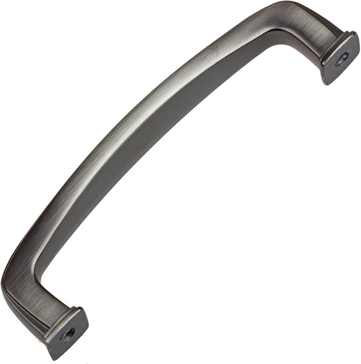 5 Pack 3 3/4 Center Satin Pewter Cabinet Pulls Industrial Zinc Finish - Diamond Home USA
