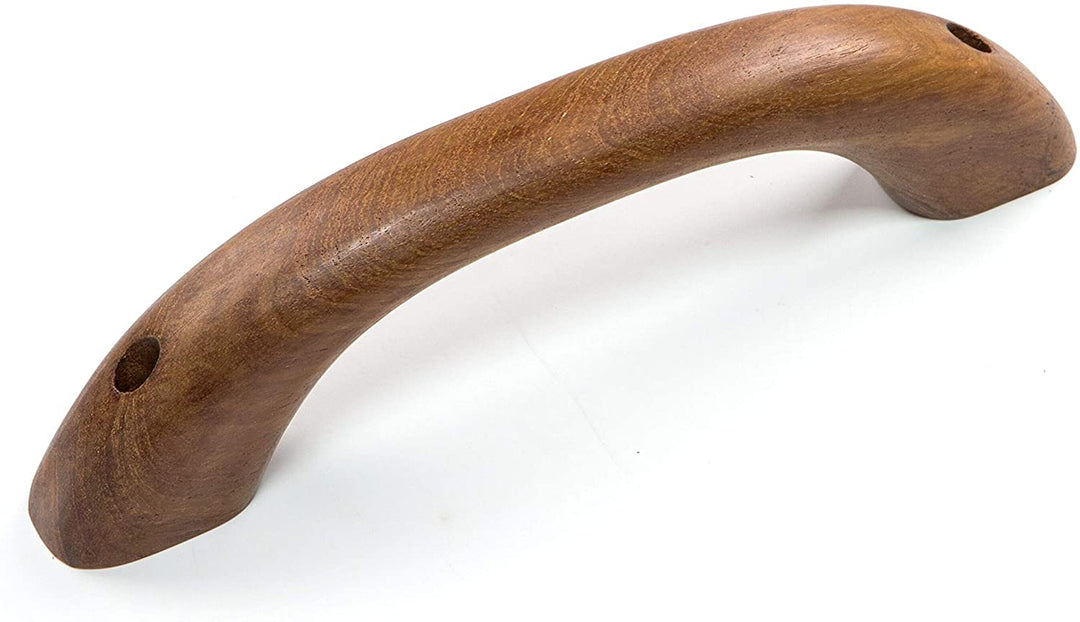 MISC Solid Teak Grab Handle 1 3/8" W X 9 1/8" L 2 1/4" H Brown Wood Finish