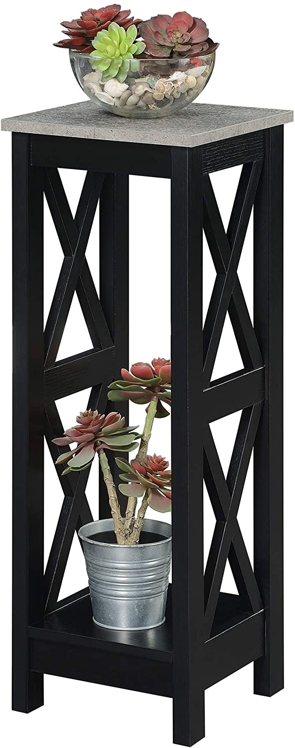 Tall Plant Stand Color Modern Contemporary Rectangular MDF - Diamond Home USA