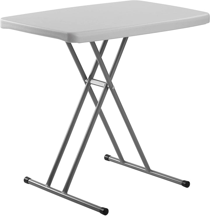 20 X 30 Height Adjustable Personal Folding Table Speckled