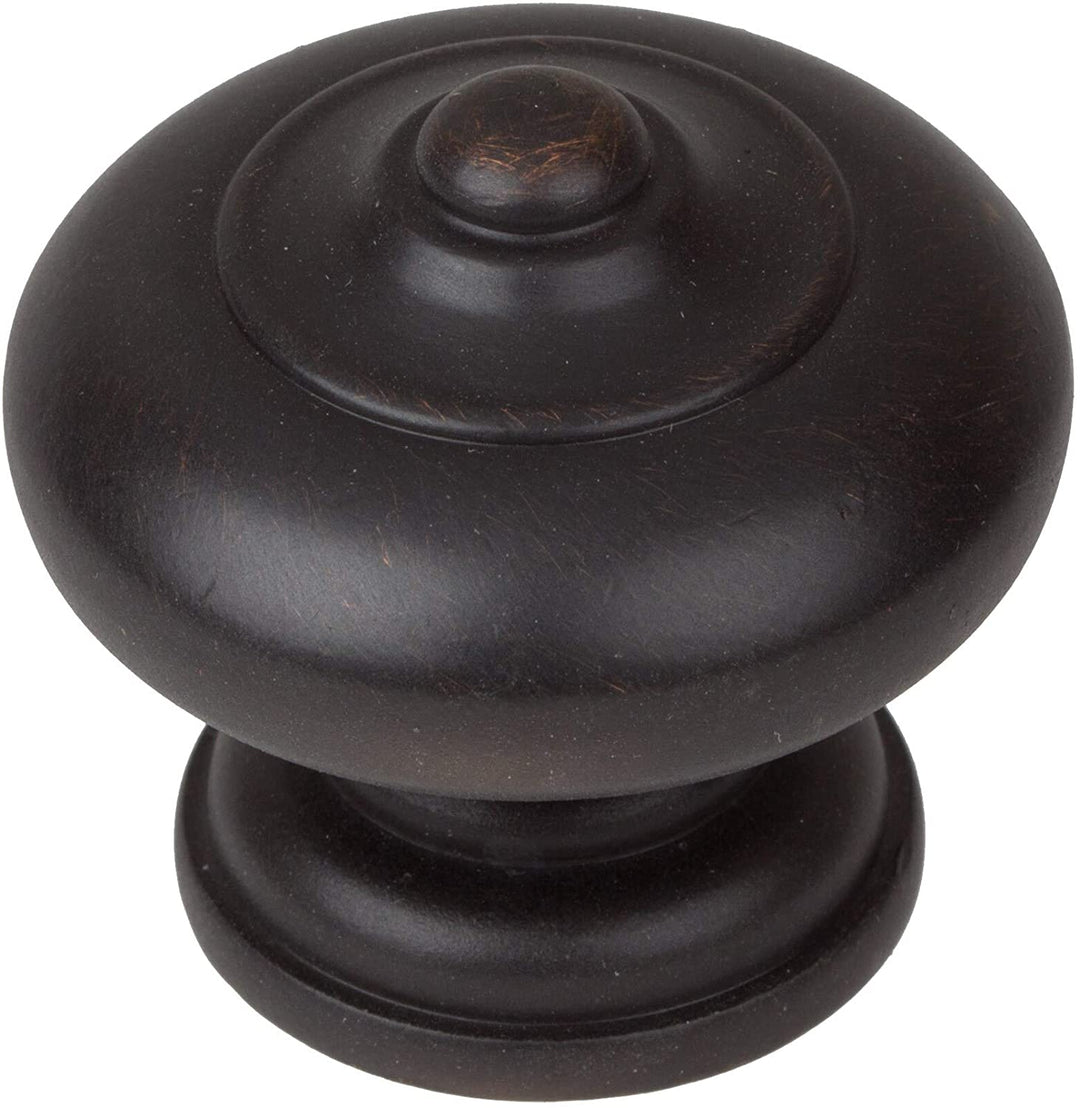 1 5 inch Oil Rubbed Bronze Round Ring Mushroom Cabinet Knobs