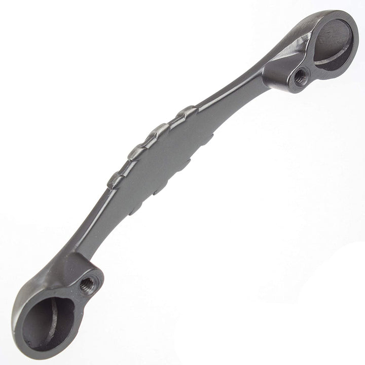 5 Pack 3 Center Satin Pewter Braided Cabinet Pulls French Country Zinc Finish - Diamond Home USA