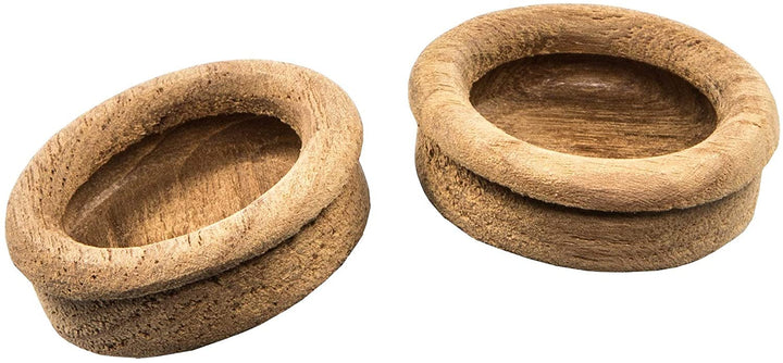 Teak Round Pull Brown Traditional Wood Natural Finish - Diamond Home USA