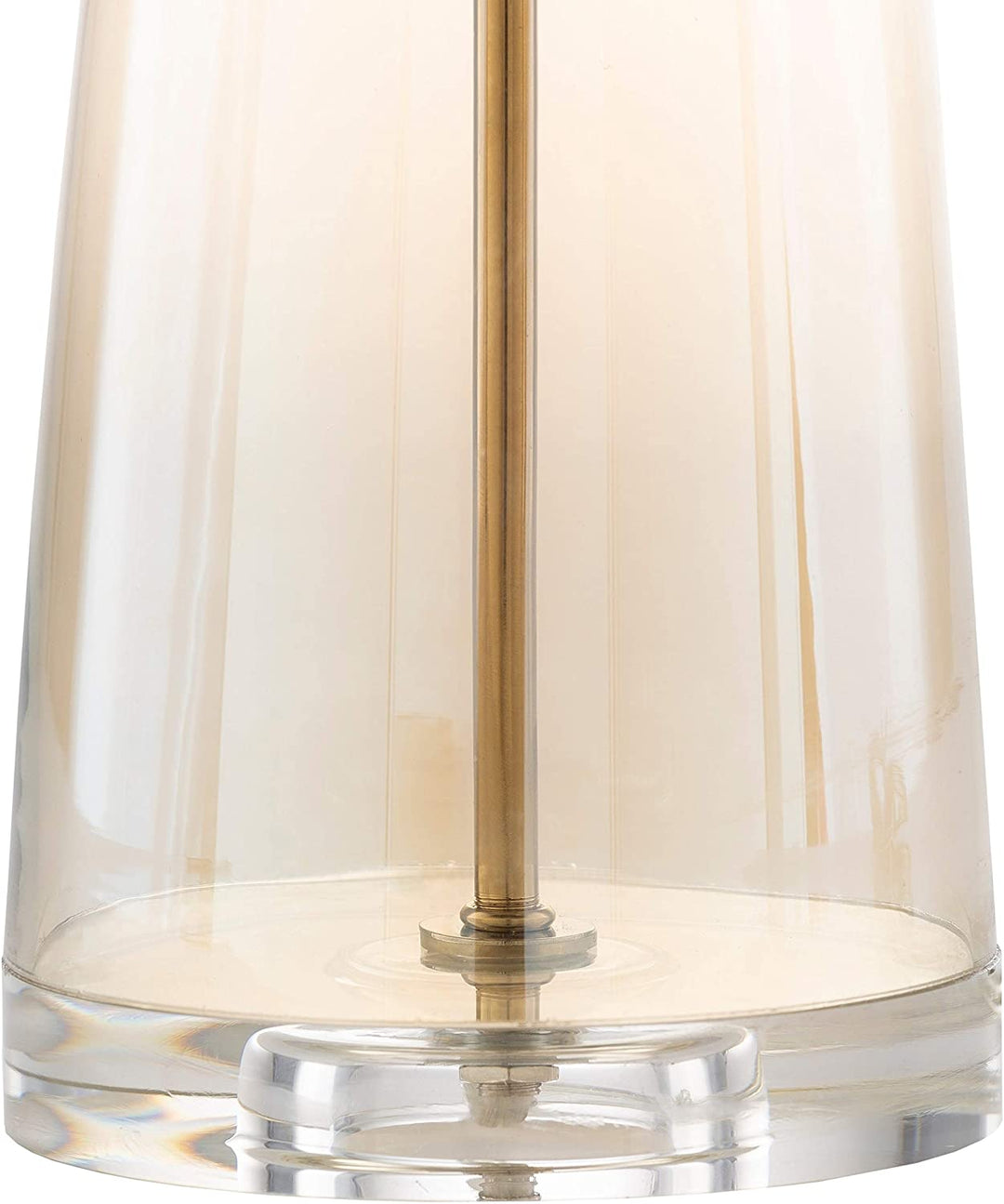 Modern Textured Glass 25 5 inch Table Lamp Tan Contemporary Gold - Diamond Home USA
