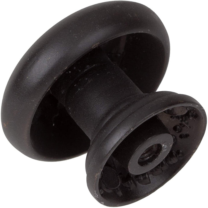 1 5 inch Oil Rubbed Bronze Round Ring Mushroom Cabinet Knobs (Pack 10) Brown Metal Finish - Diamond Home USA