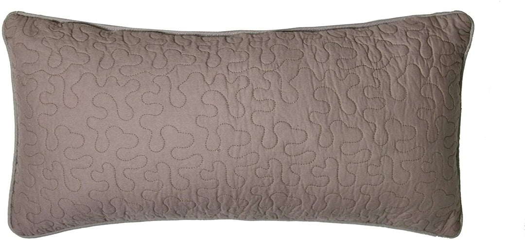 Birch Forest Rectangle Decorative Pillow Grey Solid Color