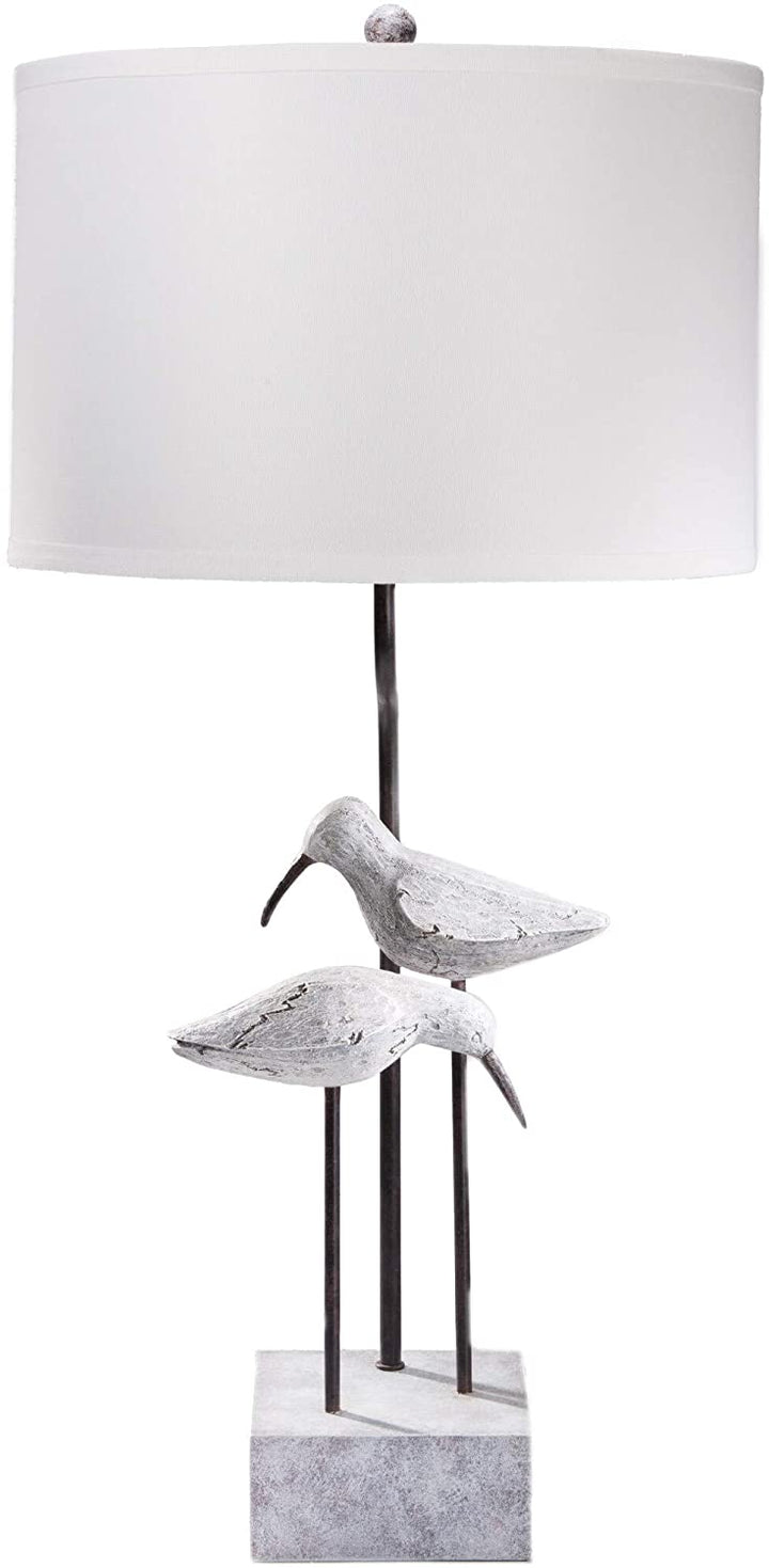 MISC Contemporary Table Lamp Grey White Farmhouse