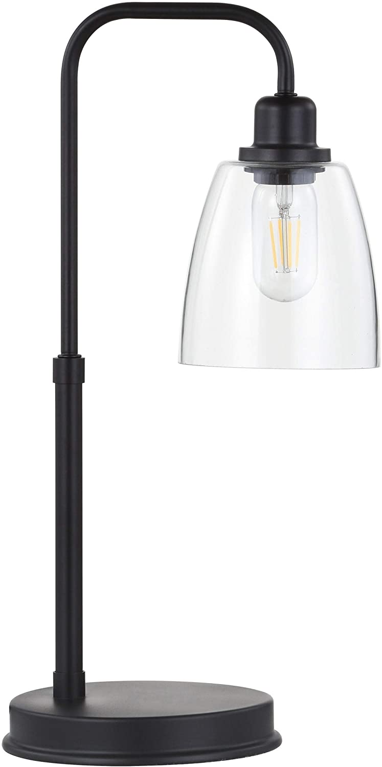 Lighting 20" Task Table Lamp Black Industrial Mid Century