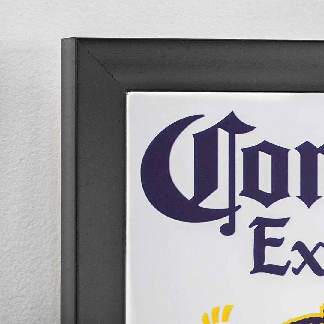 Extra Screen Printed Mirror Blue Novelty Plastic - Diamond Home USA