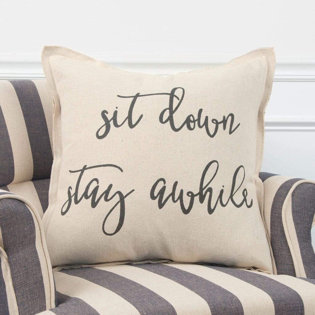 Pillow Cover Brown Abstract Casual Cotton - Diamond Home USA