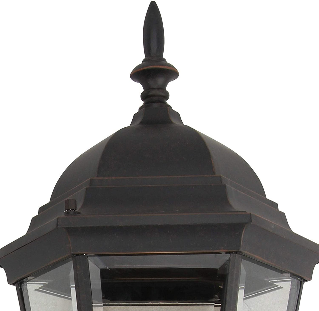 1 Light Outdoor Wall Lantern Oil Rubbed Bronze Traditional Dimmable