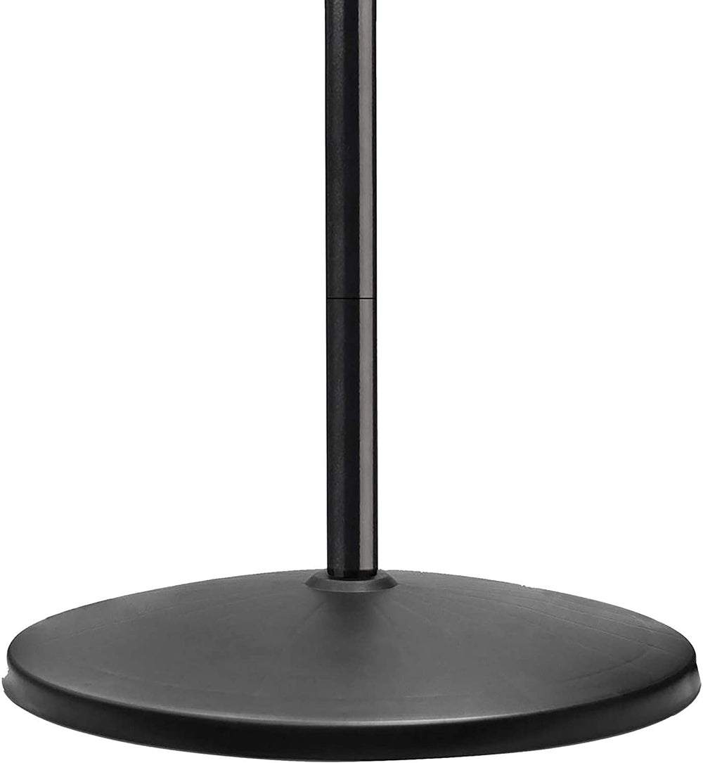 12" Stand Fan Black Adjustable Speed - Diamond Home USA
