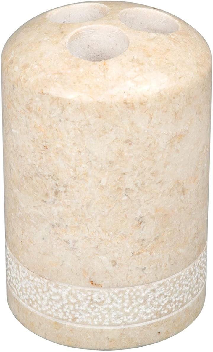 Natural Champagne Marble Stone Hand Carved Toothbrush N/