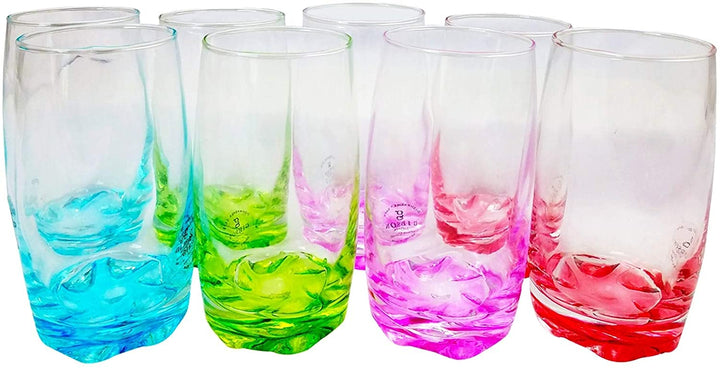 8pc Glass Tumbler Set