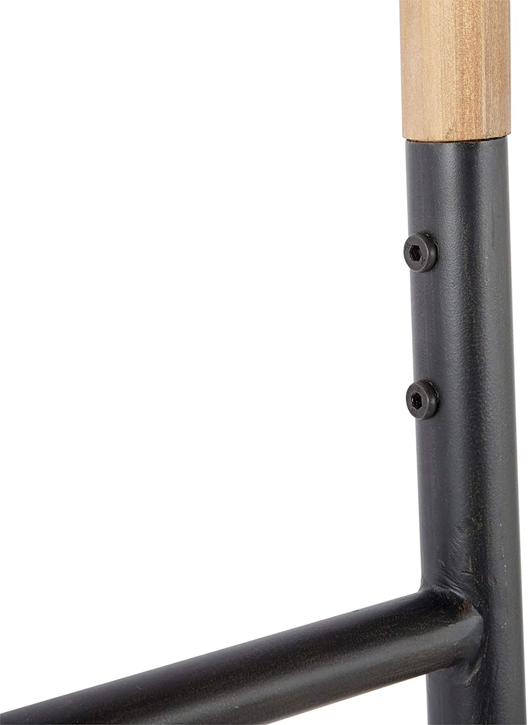 Wood Metal Ladder Racks Set 2 13" X 71" 12" 61 5" 13 1 71 Color Industrial - Diamond Home USA