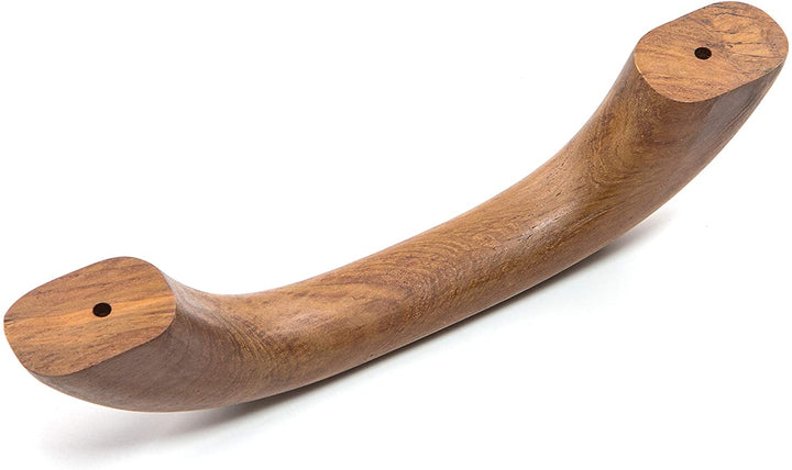 MISC Solid Teak Grab Handle 1 3/8" W X 9 1/8" L 2 1/4" H Brown Wood Finish