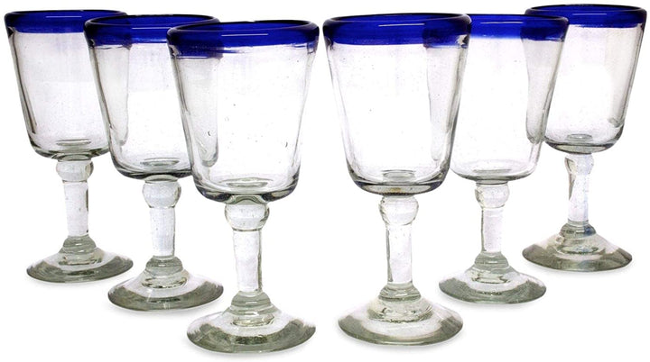 Handmade Wine Glasses Chardonnay Tableware Perfect Hostess