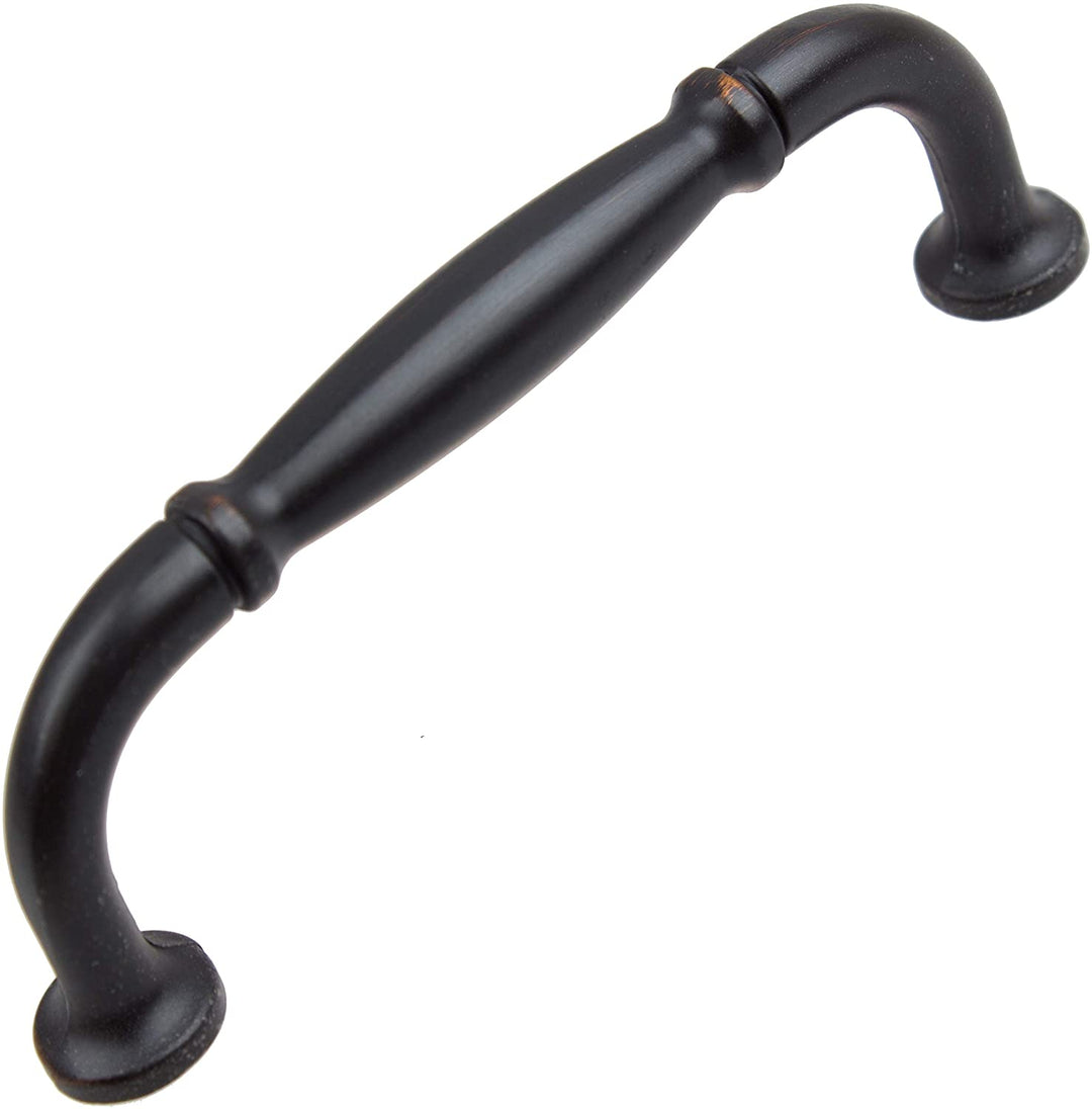 5 Pack 3 Center Oil Rubbed Bronze Fluted Cabinet Pulls