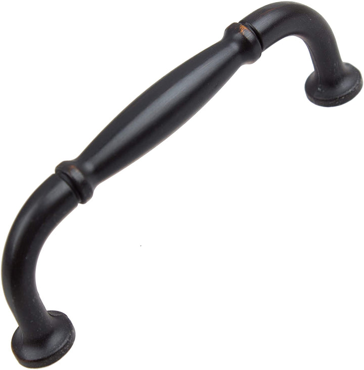 5 Pack 3 Center Oil Rubbed Bronze Fluted Cabinet Pulls