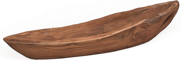 Teak Wood Bowl Black Acacia - Diamond Home USA