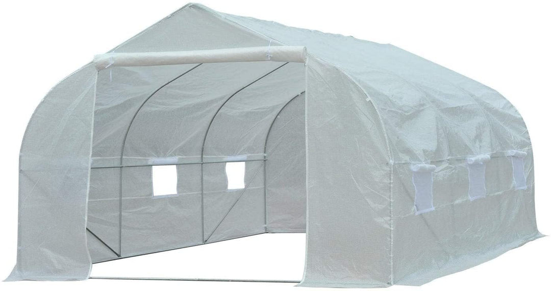 11 Ft X 10 7 Portable Walk Garden White Fabric Metal