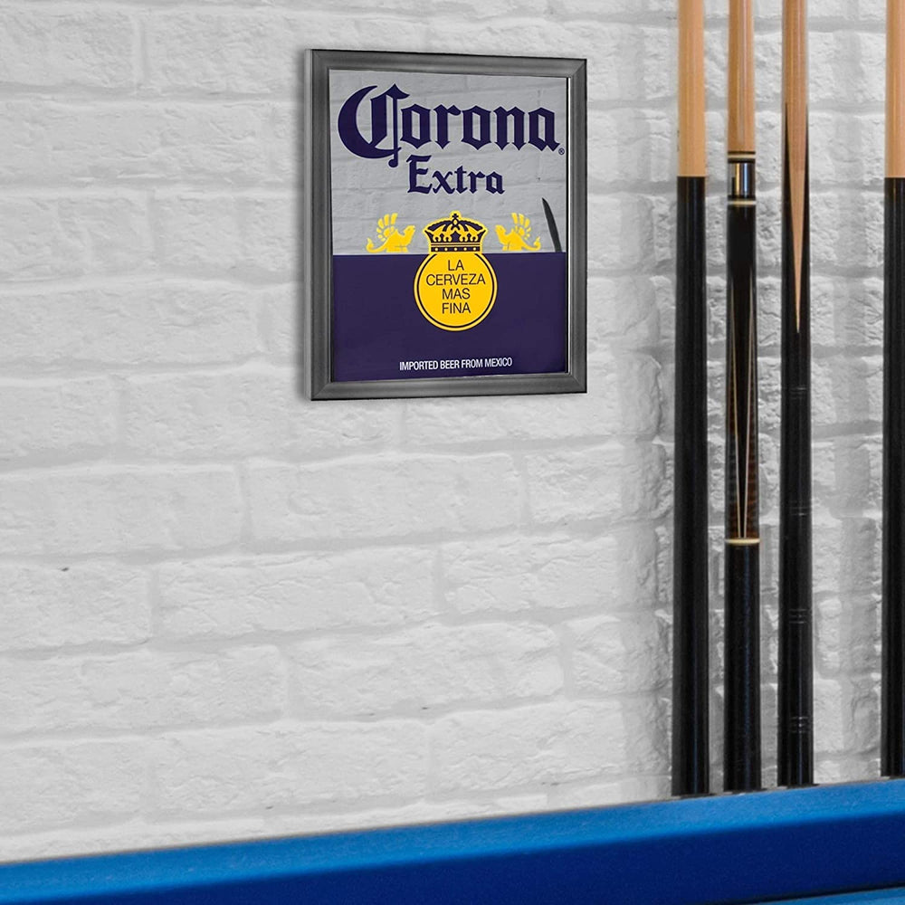 Extra Screen Printed Mirror Blue Novelty Plastic - Diamond Home USA